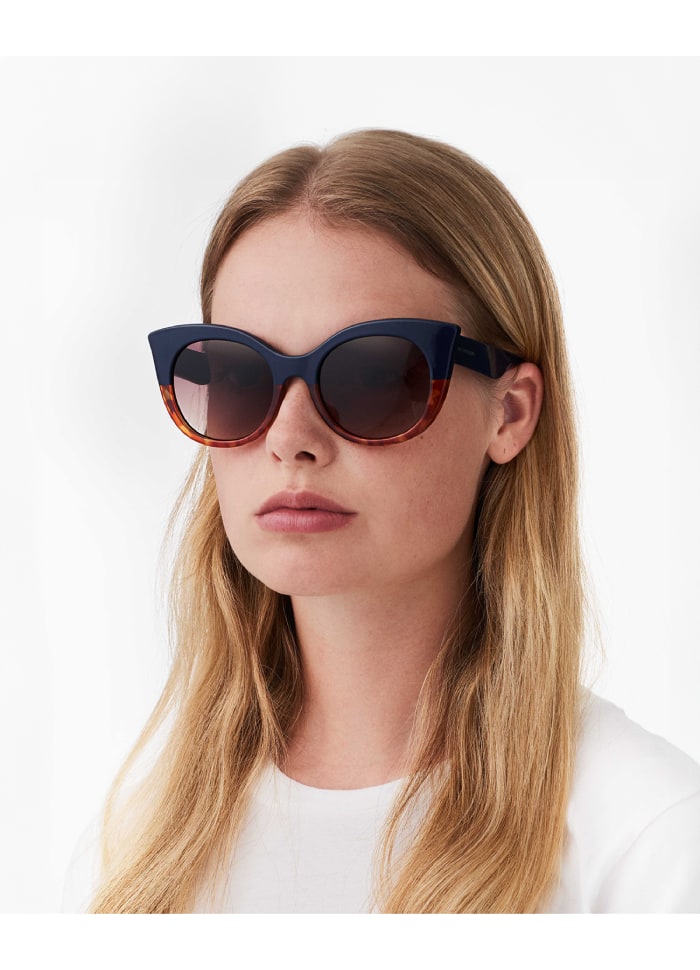 Thelma solbrille - Tortoise Blue